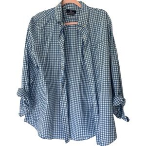 Vineyard Vines Blue Casual Button Down Shirt Gingham